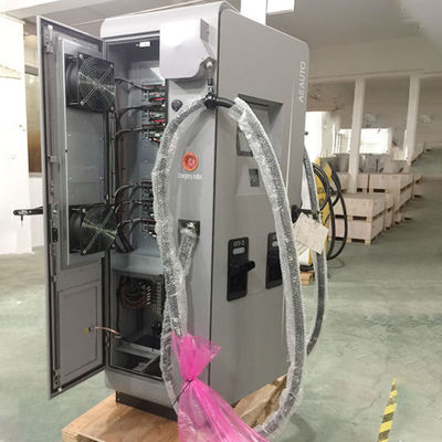 상업적 120 kw 전기 차량 공급 시설 IP55 EV DC 고속 충전기 60HZ