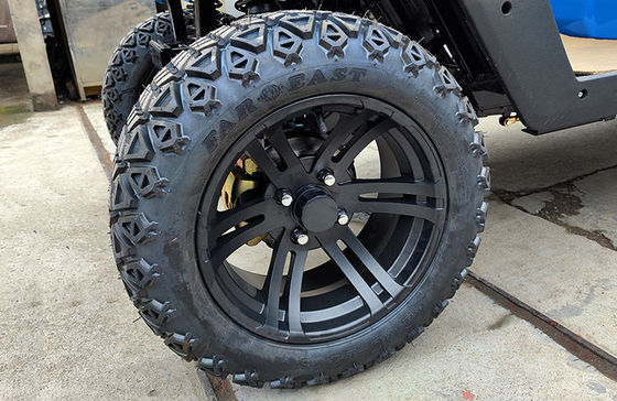 6 인승 소형 오프로드 특별 열차 골프 카트 480kgs 최대 속도 50 km/H 4 차륜 구동