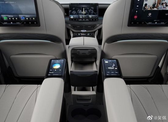 덴자 D9 MPV EV 자동차 571nm 리튬 철 배터리 4WD 전기 SUV 180 킬로미터 / Ｈ