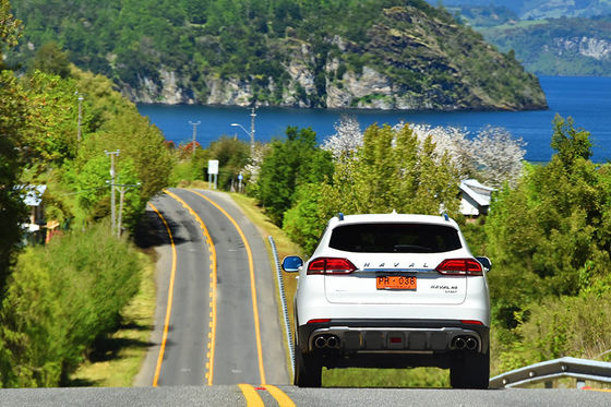 110 킬로미터 4 차륜 구동 전기 자동차 GWM 하발 H6 DHT PHEV는 하이브리드 자동차에 플러그를 꽂습니다