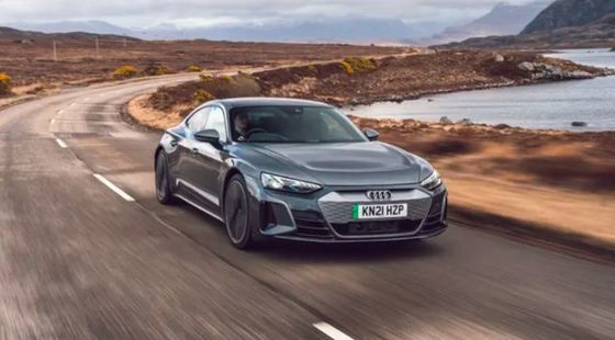 2023 아우디 e-Tron GT 최고 4도어 전기차 673마력 480km CLTC 및 93.4kwh 배터리 용량