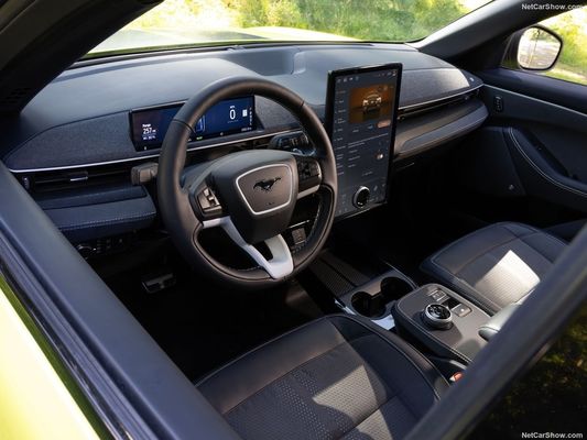 독특한 릴리 서스펜션, 포드 머스탱 마크-E 릴리 (2024) 에서 가족 자동차 경주 느낌 480마력