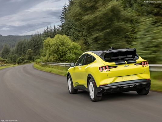 독특한 릴리 서스펜션, 포드 머스탱 마크-E 릴리 (2024) 에서 가족 자동차 경주 느낌 480마력