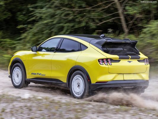 독특한 릴리 서스펜션, 포드 머스탱 마크-E 릴리 (2024) 에서 가족 자동차 경주 느낌 480마력