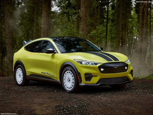 독특한 릴리 서스펜션, 포드 머스탱 마크-E 릴리 (2024) 에서 가족 자동차 경주 느낌 480마력