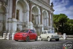 2024 FIAT 500e FWD 미니 전기 자동차 42kwh 배터리 최고 속도 94mph
