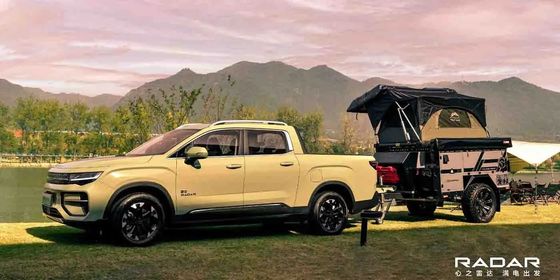 새로운 EV 트럭 2024 라더 RD6 전륜구동 픽업 200kW 전력 384Nm 토크