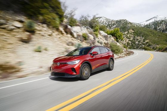 201P의 말력 RWD 최대 290마일 EPA 범위 2024 폭스바겐 ID4 순수 전기 자동차