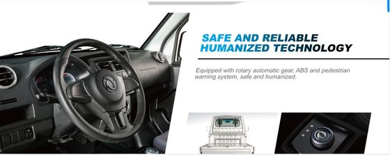 중국 브랜드 전기 미니트럭 밴 루이치 Ek01s 로딩 용량 720kg 6cbm 컨테이너, 순수 전기 트럭