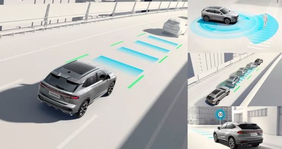 2023 가장 많이 팔린 중국 EV 자동차 5 개의 문 5 개의 좌석 500 Km 드라이브 범위 Roewe ERX 5 SUV 하이브리드 자동차 @ 최고 속도 200km/h