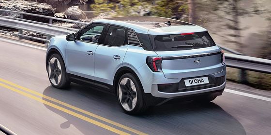 순수 전기 크로스오버 포드 익스플로러 WLTP 380km 범위 9초 가속 0-100km/h