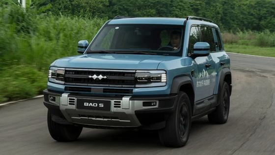 최신 출시 BYD 레오파드 FANGCHENGBAO 5 2024 PHEV 전기 자동차 4.8s 0-100km/h 가속 125km CLTC NEW EV CAR