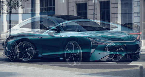 자율주행 로봇 2024 Jiyue01 200kw 모터 파워 272 PS 550km CLTC 범위 순수 전기 자동차 최고 속도 200km/h