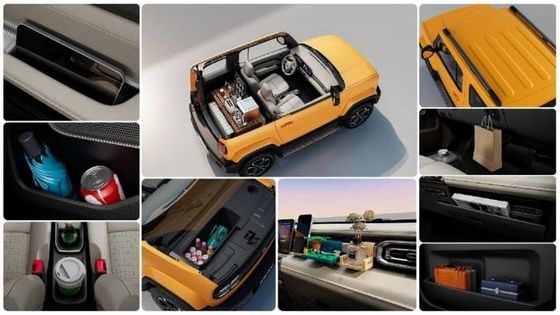 2024 풀 크로스오버 BAOJUN YEP EV 303km CLTC 28.1배터리 75kW 모터와 최대 속도 100km/h까지 3또는 5도어