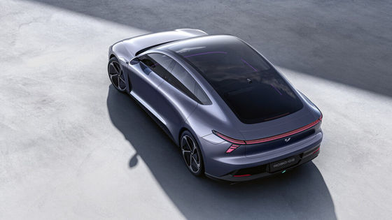 사전 판매 지일리&바이두 공동 브랜드 Jiyue07 순수 전기 차량 200kw/271P.s 모터 파워 2WD 드라이브 트레인 4도어/5석