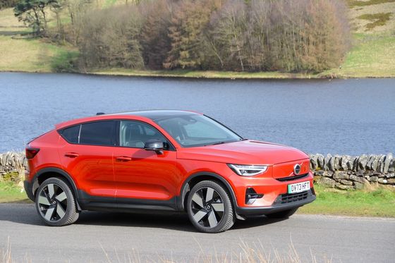 모든 라운드 EV 볼보 EC40 WLTP 326마일 4.7초 가속 0-62mph 408hp 모터 마력