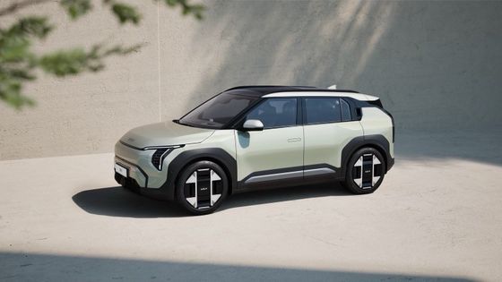 곧 출시 될 기아 EV3 2024 58.3kwh 배터리 410km 범위 150kw/204Ps 엔진 파워 283N.m 토크 순수 전기 차량