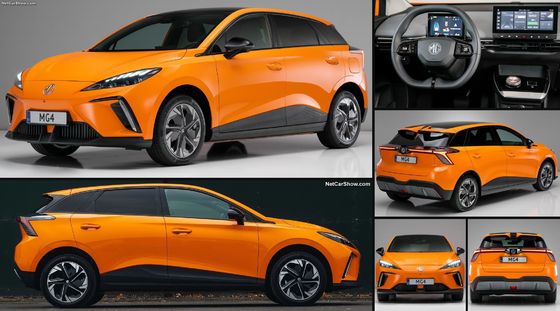 유로 EC&WVTA 인증 순수 전기 차량 MG4 EV 순수 전기 250N.m 토크