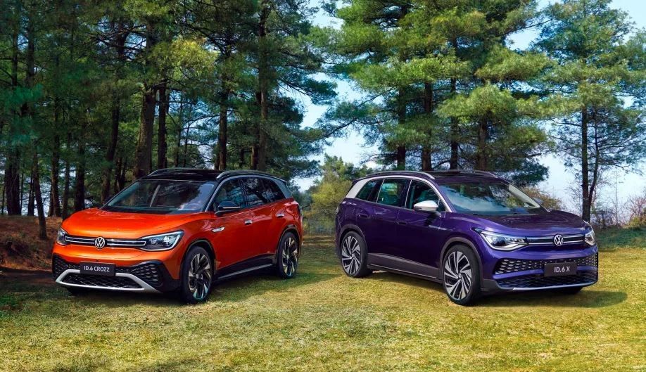 성인들을 위한 160명의 킬로미터 / Ｈ 폭스바겐사 SUV 차량 VW Id6 크로즈즈 Ｘ Pure+ 가볍 프로