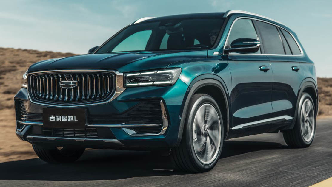 지리 싱유에 Ｌ SUV 전기 자동차 AWD PHEV 왼쪽 운전 전기 자동차 215 킬로미터 / Ｈ