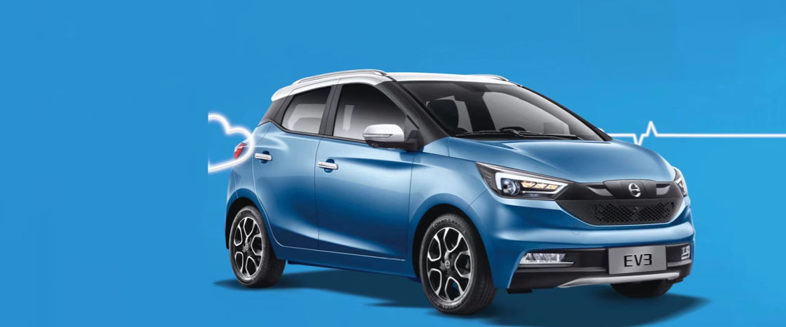 100 킬로미터 / Ｈ는 속도 전기 자동차 JMC EV3 뉴 에너지 EV 자동차 세단 302 킬로미터 국민 경제 개발 심의회를 금식시킵니다