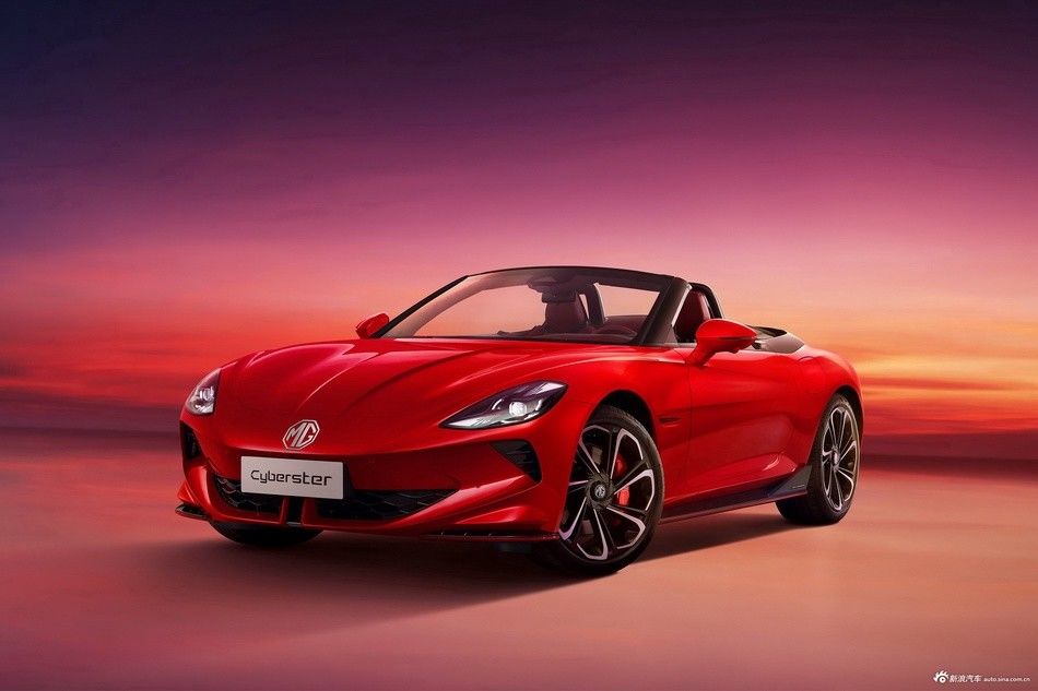 MG사이버스터 소프트 톱 순수 전기 자동차 501km 범위와 최고 속도 193km